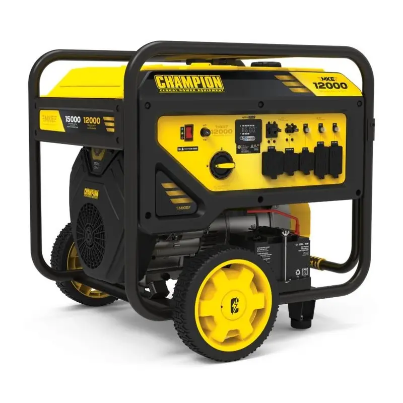 1-136-1.webp Champion Power Equipment 12,000-Watt Electric Start Dual Fuel Homes Backup Portable Generator with CO Shields - Image 1