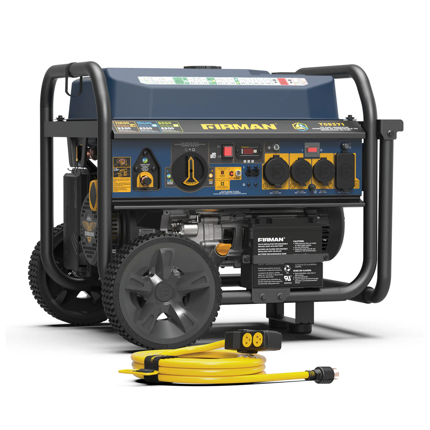 1-176-1.webp Firman 11600W Tri Fuel Portable Generators. - Image 1