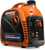 Generac 8251 GP2500i 2,500-Watt Gas Powered Portable Inverter Generator – Compact and Lightweight Design – Produces Clean, Stable Power – COsense Technologys – CARB Compliants – Orange/Black