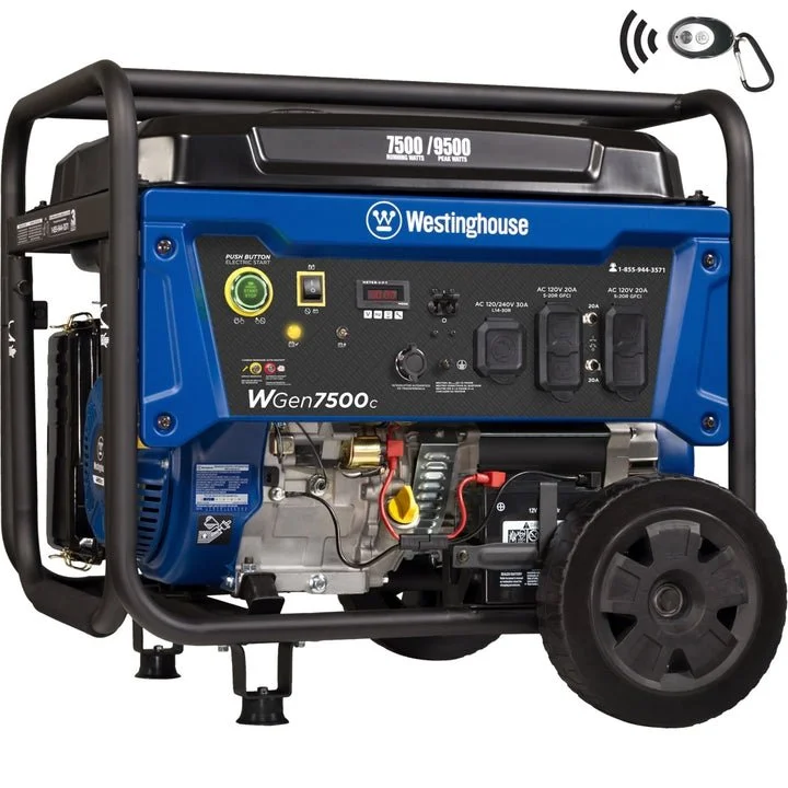 1-300.webp Westinghouse WGen7500c 9500 Peak Watt Portable Generators. - Image 1
