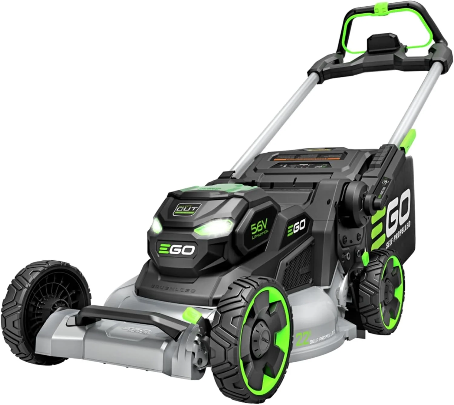 1-420-1.webp EGO Power+ LM2200SP 22″ Aluminum Deck Select Cut Self-Propelled Lawn Mowers. - Image 1