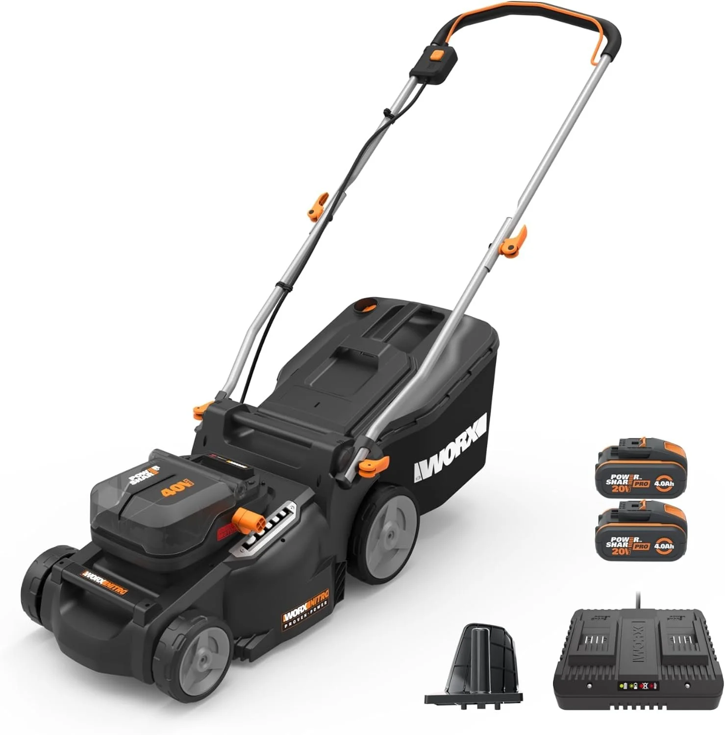 1-503-1.webp WORX Nitro 40V 16″ Cordless Lawn Mowers w/Brushless Motor 2.0 & Intellicut. - Image 1