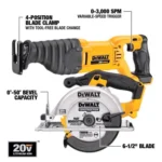 20V MAX Cordless 7-Tool Combo Kit with Batteries - Image 3