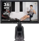 Aviron Strong Series Rower: 22″ HD Touchscreen, Dual Air & Magnetic Resistances up to 100 lbs. Game-Based Workouts, Streaming, Compact Designs - Image 6