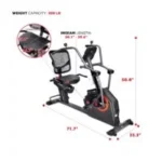 Sunny Health & Fitness Smart Recumbent Cross Trainer Elliptical Exercise Bikes. - Image 3