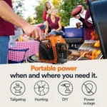 Generac 8251 GP2500i 2,500-Watt Gas Powered Portable Inverter Generator – Compact and Lightweight Design – Produces Clean, Stable Power – COsense Technologys – CARB Compliants – Orange/Black - Image 5