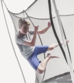 Vuly Safe Outdoor Trampoline Round Springless Trampolines With Safety Enclosure Net - Image 3