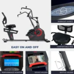 Sunny Health & Fitness Smart Recumbent Cross Trainers Elliptical Exercise Bikes – SF-RB4886 SMART - Image 3