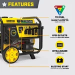 Champion 11,500/9,200-Watt Tri-Fuel Home Backup Portable Generators. - Image 4