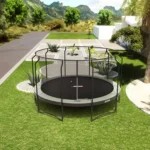 Acon Air 15ft Trampoline with Net & Ladder - Image 2