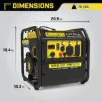 Champion 4250-Watt Dual Fuel RV Ready Open Frames Inverter Generators - Image 3