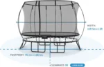 Trampolines Ireland Springfree Trampoline 8 x 13ft Oval - Image 2