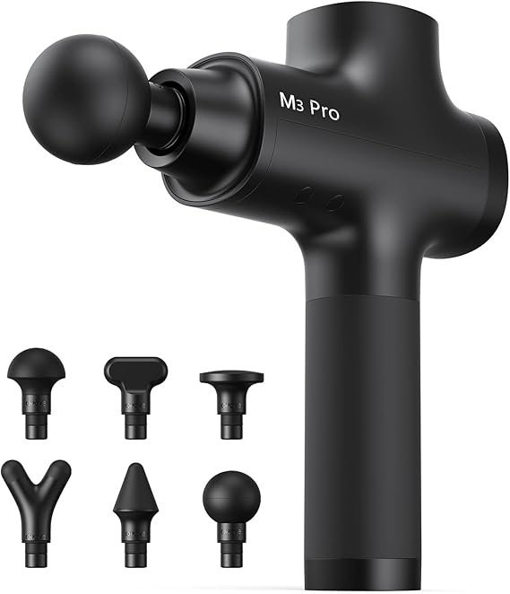 51VQlFR4oL._AC_SX569_.jpg Opove M3 Pro 2 Massage Gun Deep Tissue Percussion Muscle Massager for Workout, Handheld Percussive Therapy Fascia Gun for Athletes Fast Recovery 4-8 Hours Long Battery Life, Powerful, Quiet, Black - Image 1