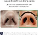 Intake Breathing — Magnetic Nasal Strips Starter Kit | Reusable Band + Tabs | Nasal Strips for Sleep, Snoring, Breathing & Sports | Stronger Lift Than Traditional Nose Strips | 4 Sizes, 15 Tabs, Black - Image 2