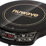 Nuwave Gold Precision Induction Cooktop, Portable, Powerful with Large 8” Heating Coil,100°F to 575°F, 3 Wattage Settings, 12” Heat-Resistant Cooking Surface