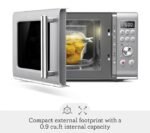 Breville BMO650SIL Compact Wave Soft Close Countertop Microwave Oven, Silver - Image 3