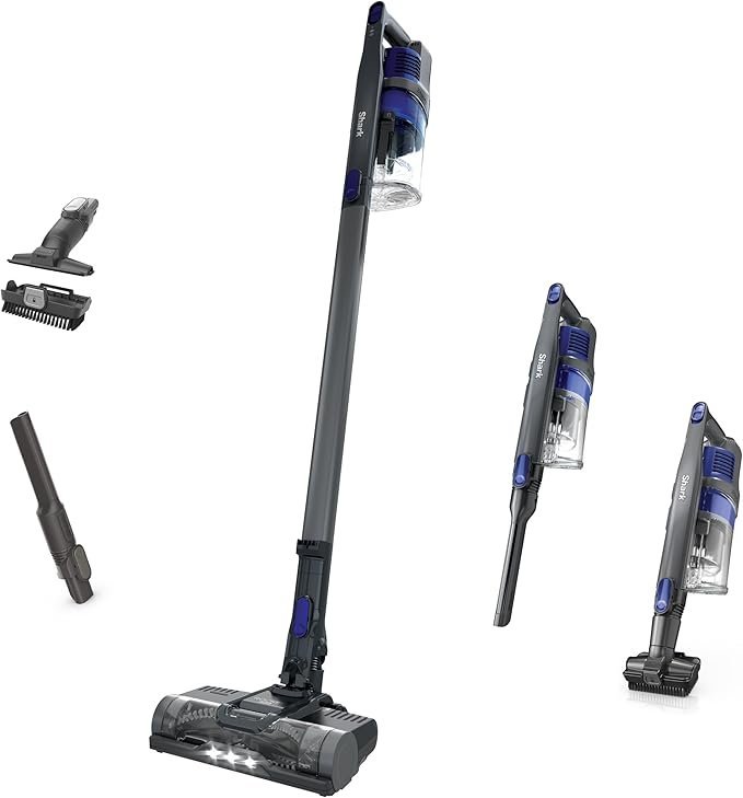 61U1ACMvrHL._AC_SX679_.jpg Shark | Pet Cordless Vacuum Cleaner | LED Headlights | Removable Handheld Vacuum for Pet Hair | Crevice Tool & Pet Multi-Tool Included | 40min Runtime | For Carpet & Hard Floors | Grey | IX141 - Image 1