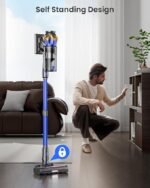 Cordless Vacuum Cleaner, Upgraded 650W 55KPA 70Mins Cordless Stick Vacuum Cleaner with Self-Standing and Touch Screen, Anti-tangle Wireless Vacumm, Vacuum Cleaners for Home/Pet Hair/Carpets/Floors