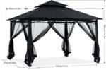 ABCCANOPY 10x12 Patio Gazebo with Mosquito Netting - Image 3
