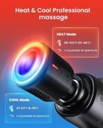 RENPHO Active Thermacool Massage Gun Deep Tissue with Heat and Cold, Mothers Day Gifts, FSA Eligible, Back Massager for Muscle Relief, HSA, Percussion Body Masajeador for Men Women Athletes, Portable - Image 3