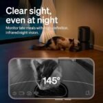 PETLIBRO Automatic Cat Feeder with Camera, 1080P HD Video with Night Vision, 5G WiFi Pet Feeder with 2-Way Audio, Low Food & Blockage Sensor, Motion & Sound Alerts for Cat & Dog Single Tray - Image 3