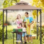 ABCCANOPY 8x5 Grill Gazebo with LED Light, Khaki - Image 5