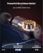 BOB AND BRAD T2 Pro Massage Gun with Heat and Cold, Deep Tissue Percussion Massager Gun for Pain Relief, Muscle Massager, HSA Electric Back Massagers for Professional Athletes FSA Eligible - Image 5