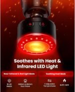 BOB AND BRAD Q2 Ultra Mini Massage Gun with Red Light Infrared Heating Head, Pocket-Sized Deep Tissue Massager for Muscle Therapy, HSA Portable Percussion Massage Gun for Pain Relief FSA Eligible - Image 4