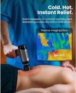 BOB AND BRAD T2 Pro Massage Gun with Heat and Cold, Deep Tissue Percussion Massager Gun for Pain Relief, Muscle Massager, HSA Electric Back Massagers for Professional Athletes FSA Eligible - Image 3