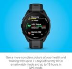 Garmin Forerunner 165, Running Smartwatch, Colorful AMOLED Display, Training Metrics and Recovery Insights, Black - Image 3