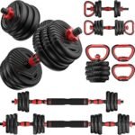 Adjustable Dumbbell Set, 20–90 lbs