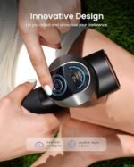 RENPHO Ascend Professional Massage Gun, Mothers Day Gifts, FSA Eligible HSA, Adjustable 6-12mm Amplitude for Customized Intensity, Deep Tissue Percussion Massager with 5 Speeds, 5 Attachments - Image 3