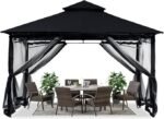 ABCCANOPY 10x12 Patio Gazebo with Mosquito Netting