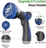 SPECILITE 200ft 304 Stainless Steel Garden Hose Metal, Heavy Duty Water Pipe with Nozzles for Yard, Outdoor – Flexible, Never Kink & Tangle, Puncture Resistant (Sliver) - Image 4