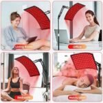 Red Light Therapy for Face and Body, Red Infrared Light Therapy Lamp with Stand Led 660nm Red Light-Therapy& 850nm Infrared Light Device for Body - Image 3