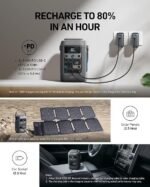 Anker SOLIX C300 DC Power Bank Station, Outdoor 288Wh Portable Power Station, LiFePO4 Battery, 300W Solar Generator, for Camping, Traveling, and Emergencies (No Wall Charger Included) - Image 3