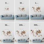 Enjoy The Wood 3D Wooden World Map Wall Art – Large Travel Map with Pins for Art Decor – Decorative Map of the World for Home, Office – Travel Wall Art Housewarming Gift Idea (Multicolor, M, Unframed) - Image 4