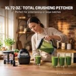 Ninja Kitchen System | All-in-One Food Processor & Blender for Smoothies | Includes Pitcher, (2) 16 oz. To-Go Cups & 8-Cup Bowl | Makes Salsa, Dough, Shakes, & Frozen Drinks | 1500W | Black | BL770 - Image 4