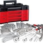 CRAFTSMAN 230 Pcs Mechanics Tool Set, Socket Wrench Set, Car Tool Kit with VERSASTACK Toolbox, SAE and Metric,1/4 in, 3/8 in, and 1/2 Drive, Short and Long Arm Hex Keys (CMMT45306)