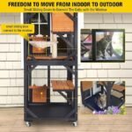 Aivituvin Outdoor Catio Cat Enclosure on Wheels - Image 2