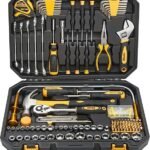 KOOPOOL 159 Piece Tool Set, Tool Box Kit for Mechanic and Car, General Household Home Tool Kit, Basic Tool Kit for Home Auto Repair, with Storage Case
