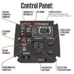 4,000W Gas Portable Inverter Generator, Recoil Start - Image 2