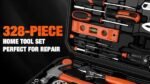 328-Piece Household Tool Kit with Storage Case - Image 2