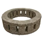 Stonehenge 58 in. x 16 in. Concrete Fire Pit Kit in Northwest Blends.