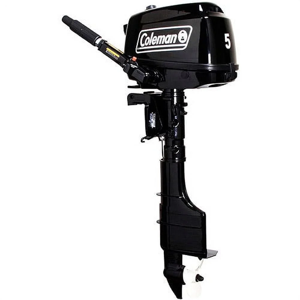 a1-333-1.webp Coleman Powersports 5 HP 4 Stroke Outboards Boat Motors with Easy Pull Start F5BMS - Image 1