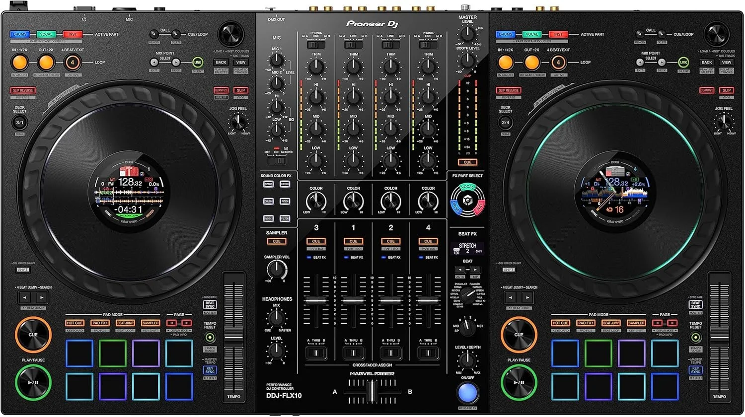 a1-77-1.webp Pioneer DJ DDJ-FLX10 4-Channels DJ Controllers - Image 1