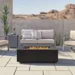 Real Flame Aegean 42″ Rectangle Propane Gas Outdoors Fire Tables - Image 4