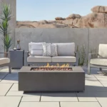 Real Flame Aegean 50″ Rectangle Propanes Gas Outdoor Fire Tables - Image 5