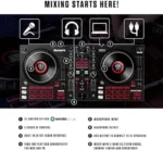 Numark Mixtrack Platinum FX Serato DJ Controllers with Jog Wheel Displays, 4 Decks, Mixers, Effects Paddles and (Audio Interface) - Image 7