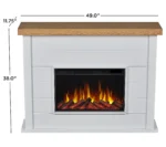 Real Flame Marshall 49″ Slim Electric Fireplaces. - Image 6
